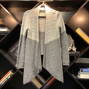 GREY OMBRÉ CARDIGAN